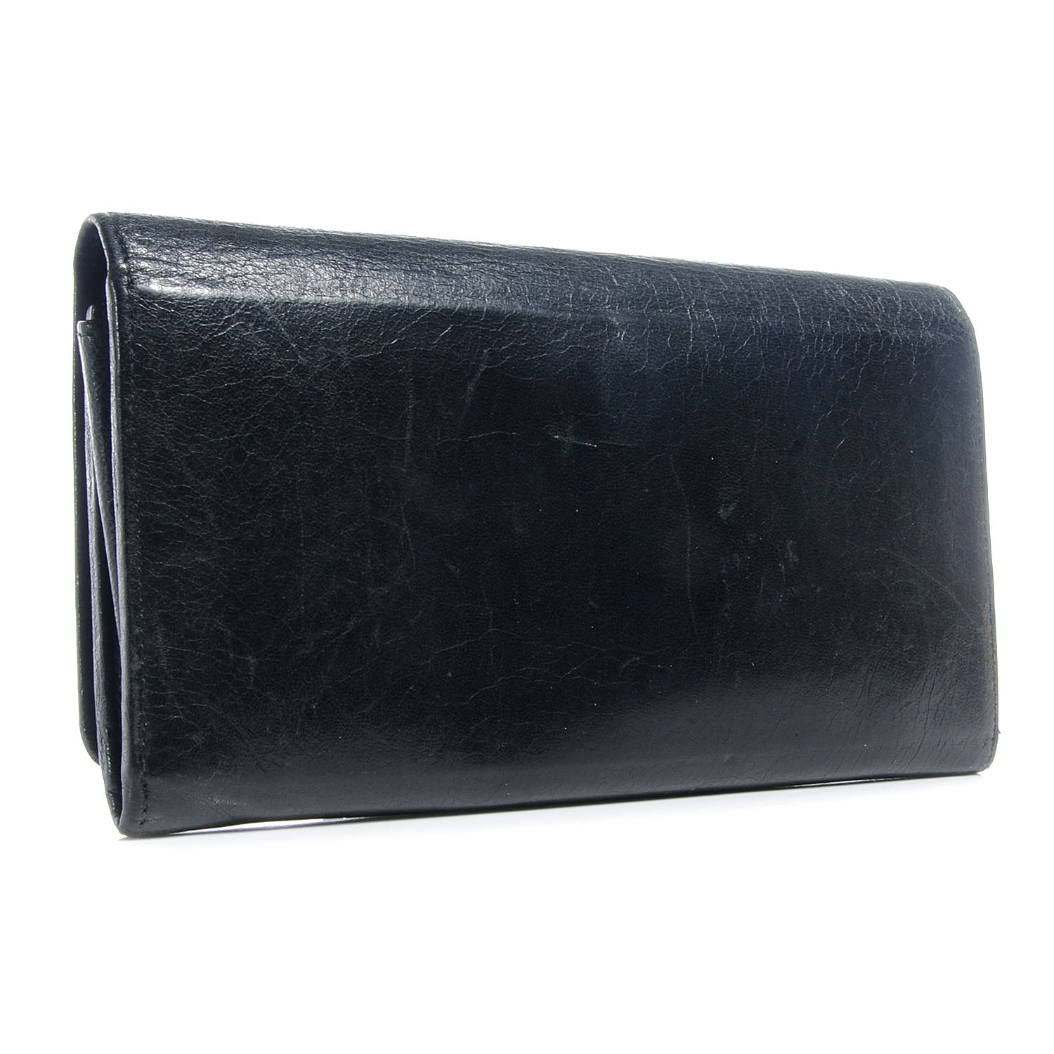 Balenciaga Agneau Money Wallet Black 3 of 7