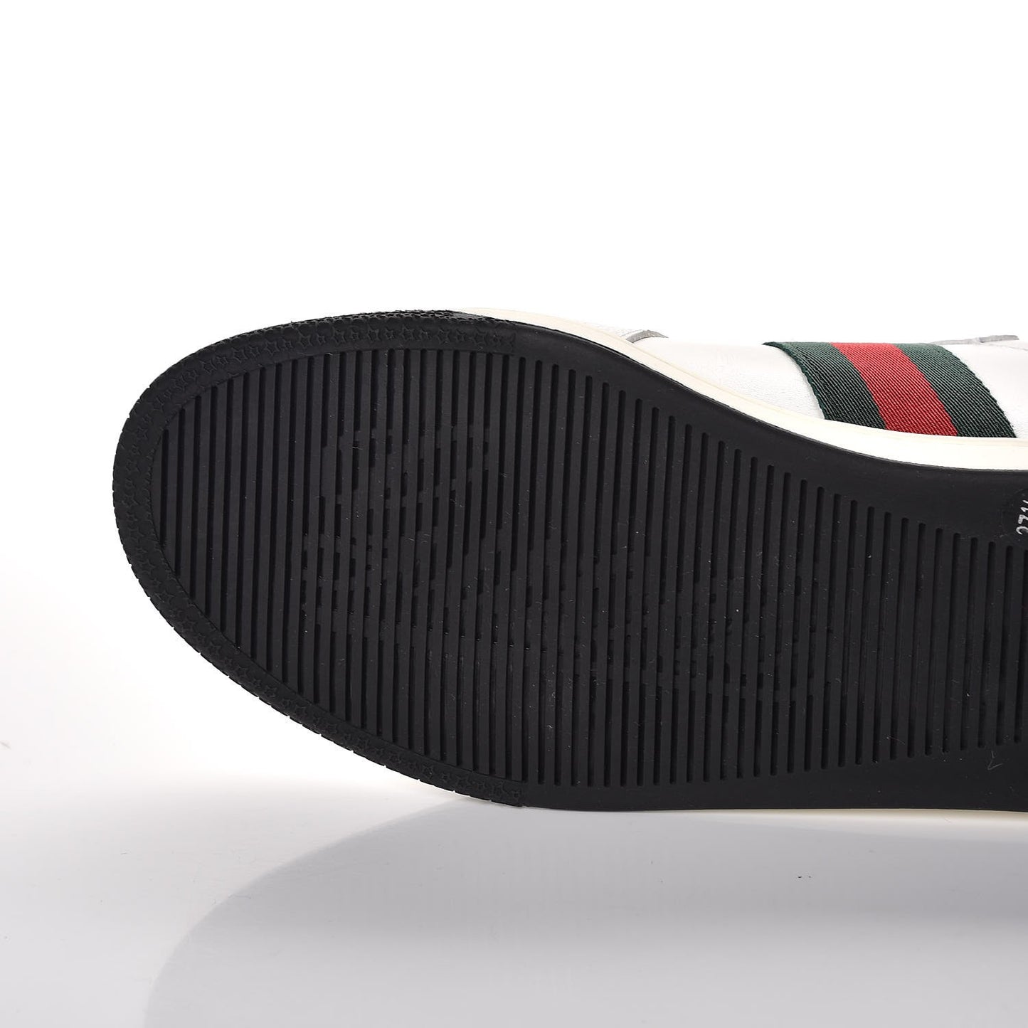 Calfskin Web Sneakers 37.5 White