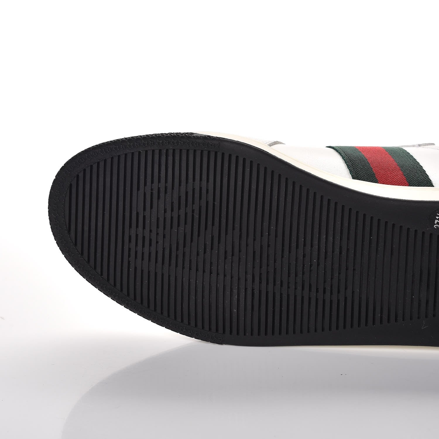 Gucci Calfskin Web Sneakers 37.5 White 6 of 9