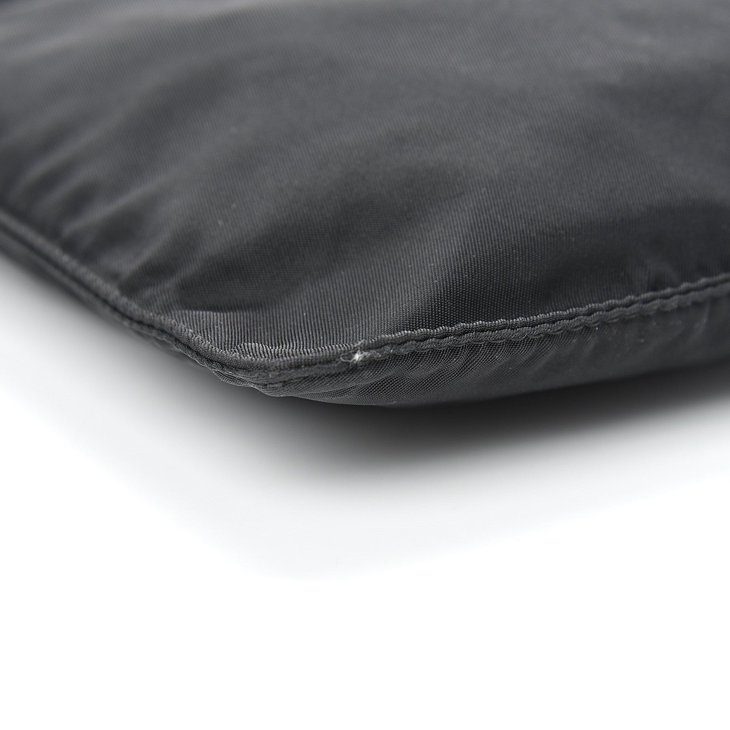 Prada Nylon Small Flat Messenger Bag Black 9 of 13