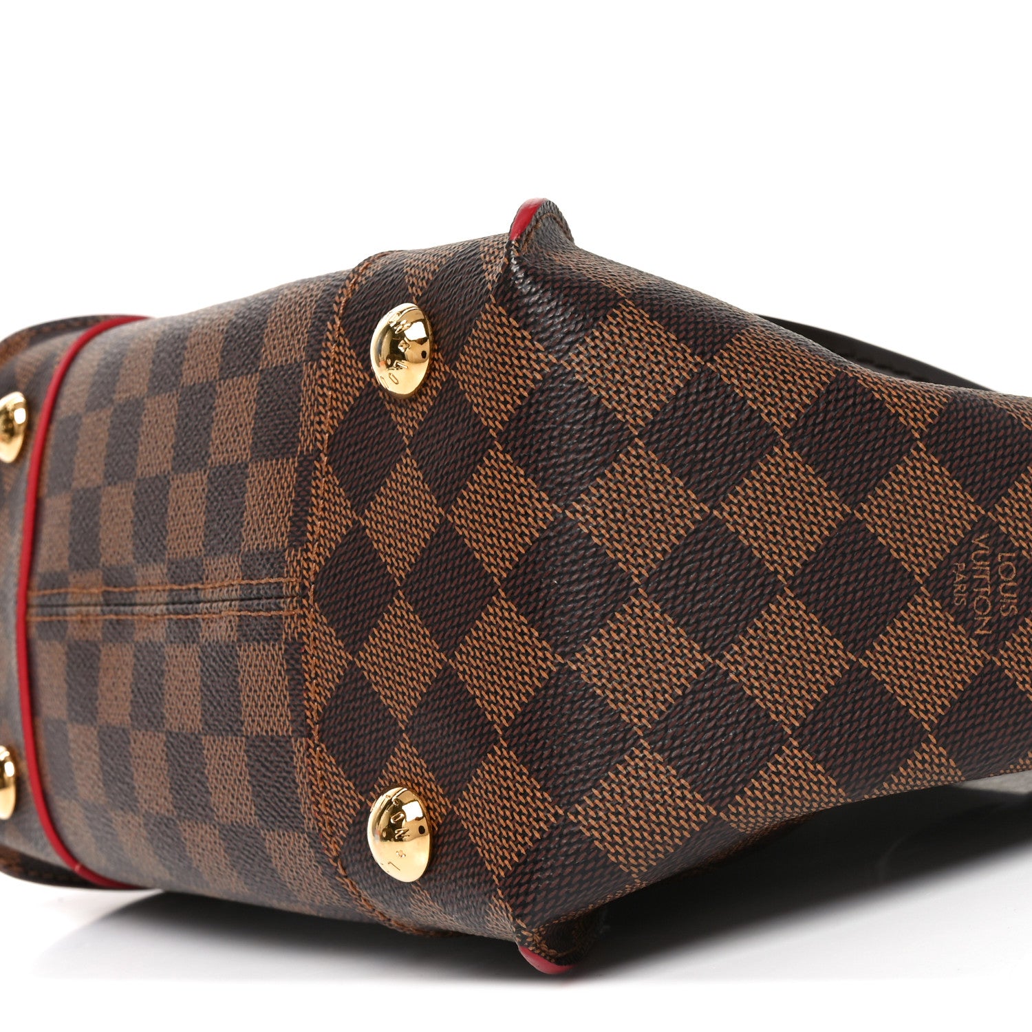 Louis Vuitton Damier Ebene Caissa Tote PM Cherry 9 of 9