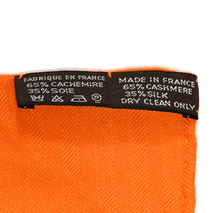 Hermes Cashmere Silk Grande Tenue Shawl 140 6 of 6