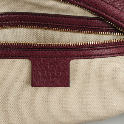 Gucci Pebbled Calfskin Soho Hobo Bordeaux 6 of 7