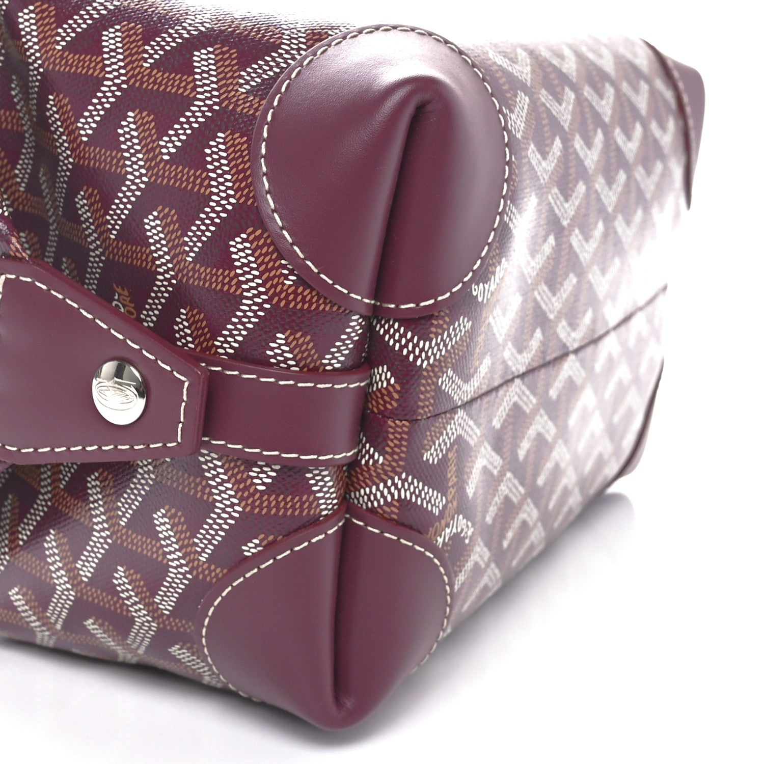 Goyard Goyardine Boeing 25 Trousse de Toilette Bordeaux 8 of 9