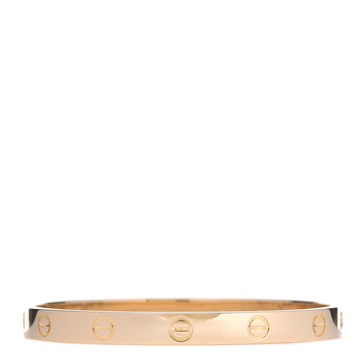 18K Yellow Gold LOVE Bracelet 17