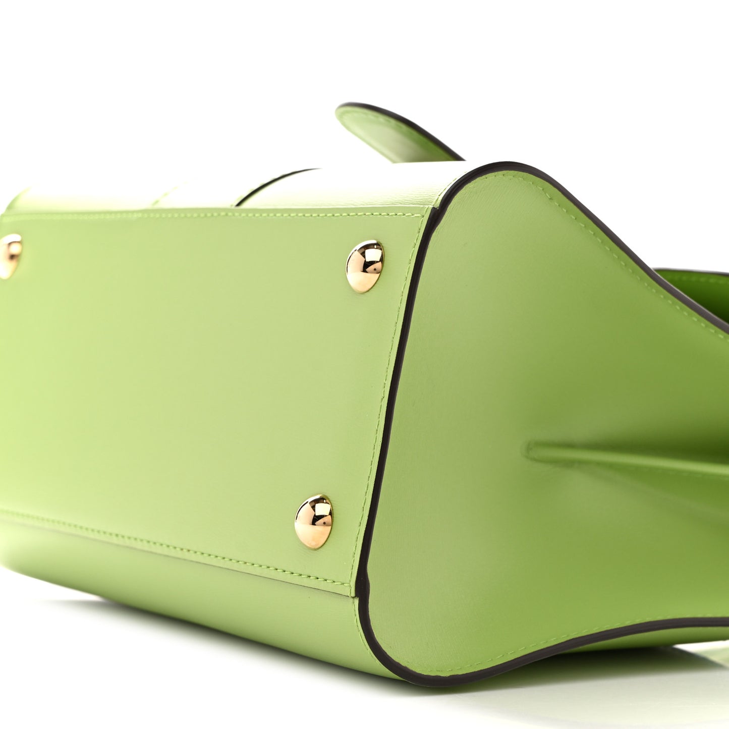 Box Calfskin PM Brillant Satchel Aloe