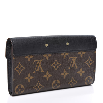 Louis Vuitton Monogram Pallas Wallet Black 2 of 9