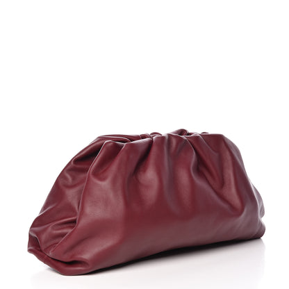 Bottega Veneta Smooth Butter Calf The Pouch Oversized Clutch Bordeaux 3 of 10