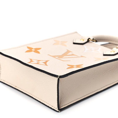 Louis Vuitton Empreinte Monogram Giant By The Pool Petit Sac Plat Cream Saffron 11 of 11