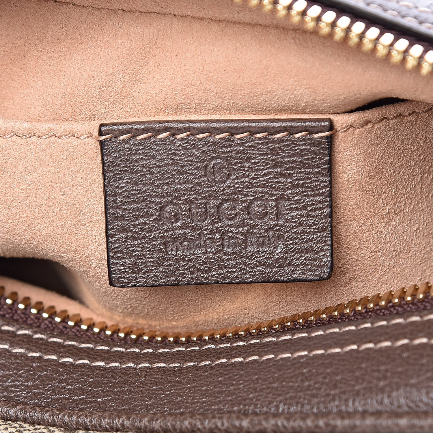 Gucci GG Supreme Monogram Web Small Ophidia Belt Bag 105 42 Dark Brown 6 of 9