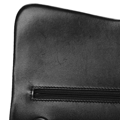 Chanel Lambskin Quilted Jumbo Double Flap So Black 13 of 26