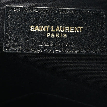 Saint Laurent Calfskin Matelasse Monogram Lou Camera Bag Black 6 of 9