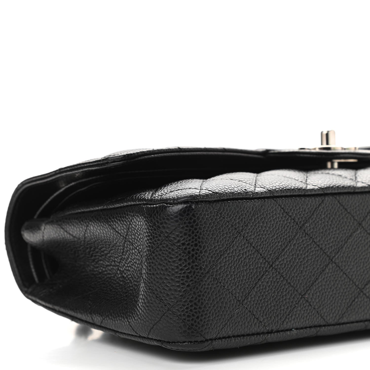 Chanel Caviar Quilted Medium Double Flap Black 8 of 9