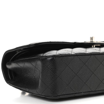 Chanel Caviar Quilted Medium Double Flap Black 8 of 9