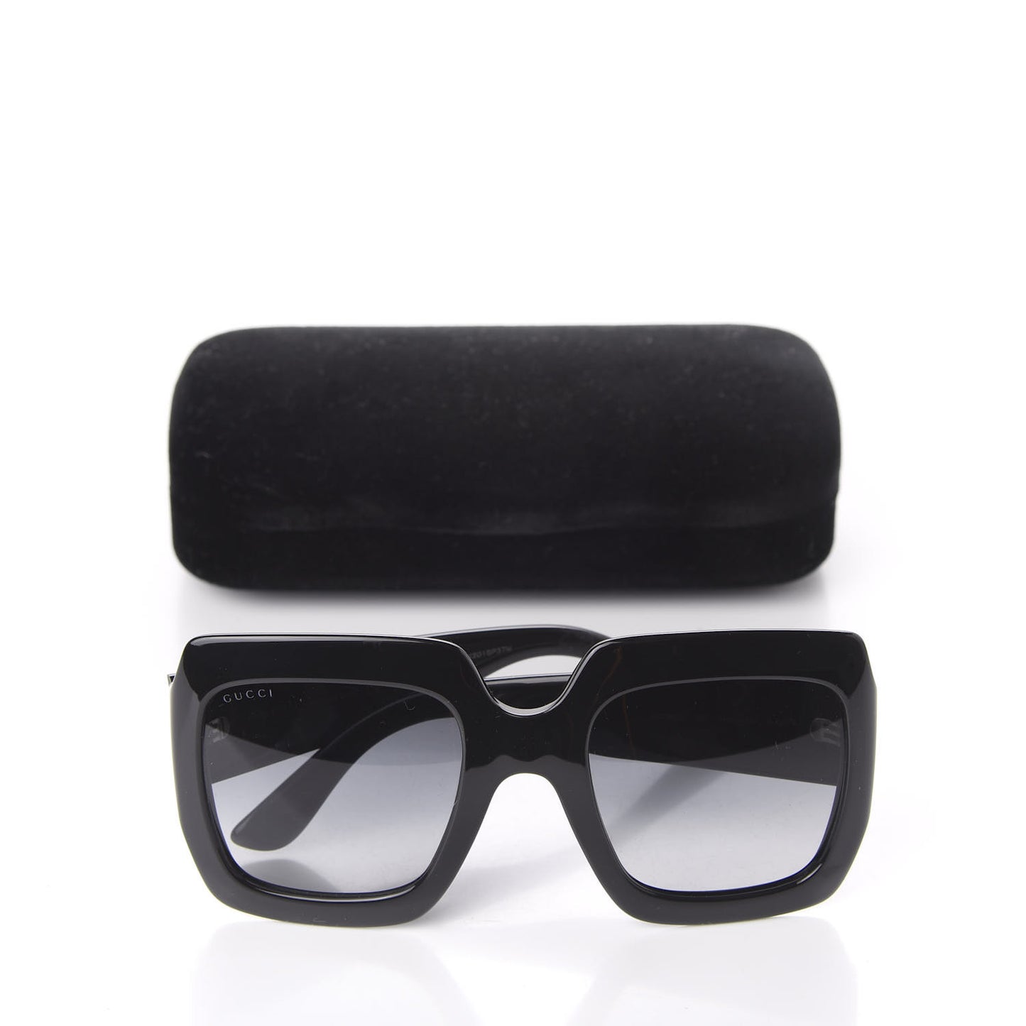 Acetate Square Frame Sunglasses GG0053S Black