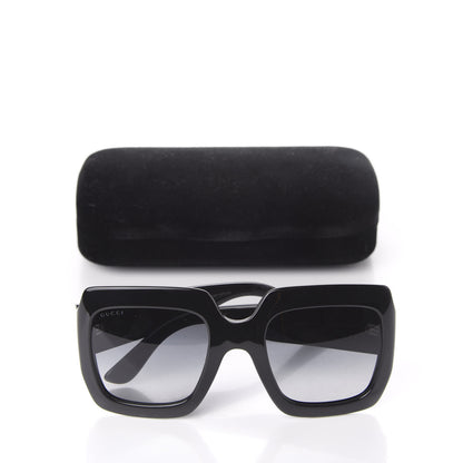 Gucci Acetate Square Frame Sunglasses GG0053S Black 8 of 8