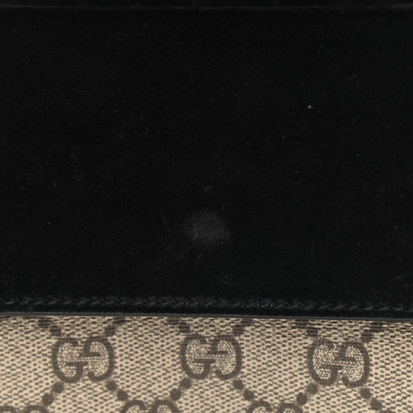 GG Supreme Monogram Mini Dionysus Shoulder Bag Black