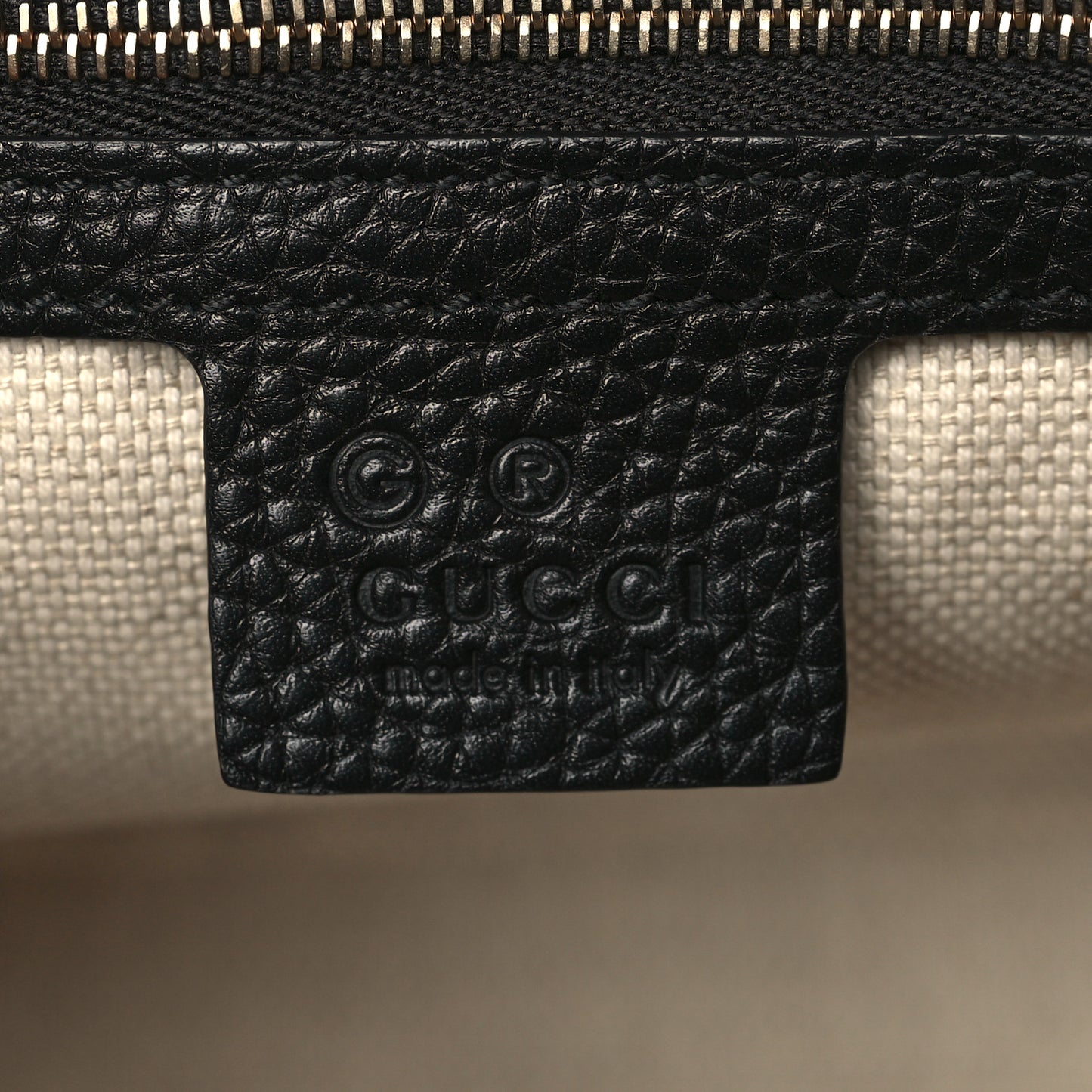 Pebbled Calfskin Medium Soho Flap Crossbody Black