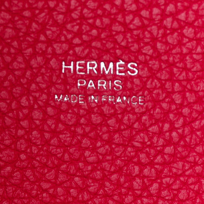 Hermes Taurillon Clemence Monochrome Picotin Lock 18 PM Rose Mexico 5 of 11