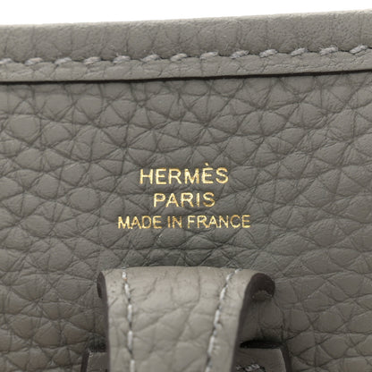 Hermes Taurillon Clemence Evelyne TPM Gris Meyer 6 of 11