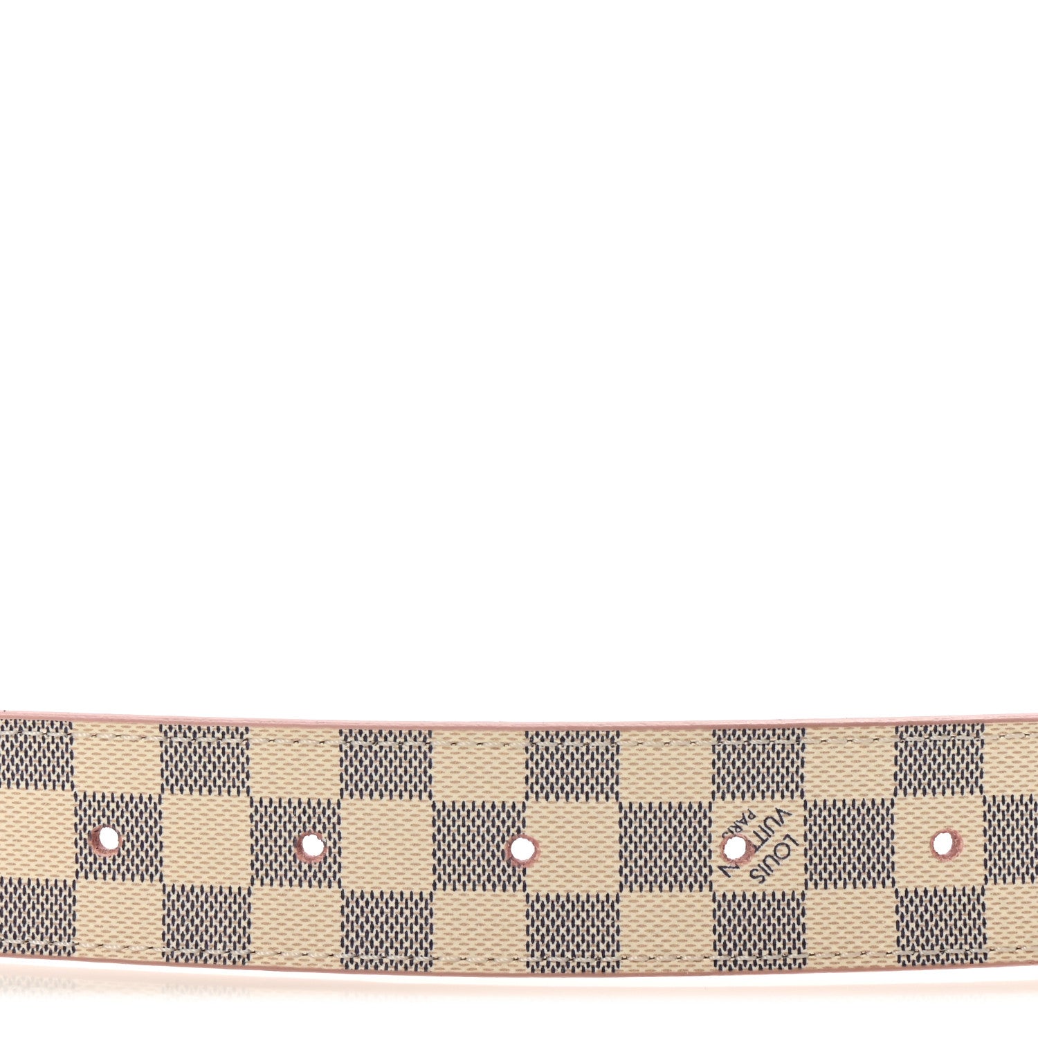 Louis Vuitton Damier Azur 30mm LV Initiales Reversible Belt 90 36 Pink 3 of 5
