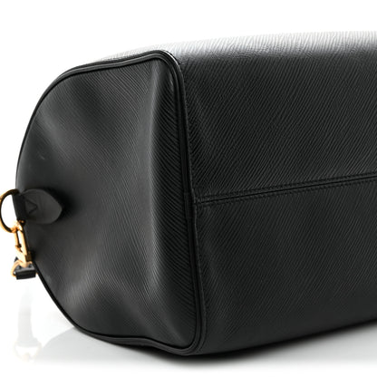 Louis Vuitton Epi Speedy Soft 30 Black 8 of 9