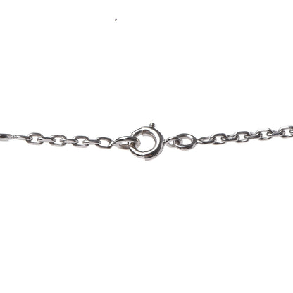 Hermes 18K White Gold Diamond Eclipse Pendant Necklace 4 of 5