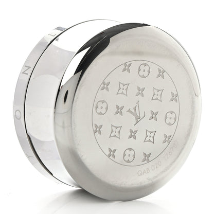 Louis Vuitton Stainless Steel Monogram Horizon Wireless Earphones Charging Case White 4 of 6