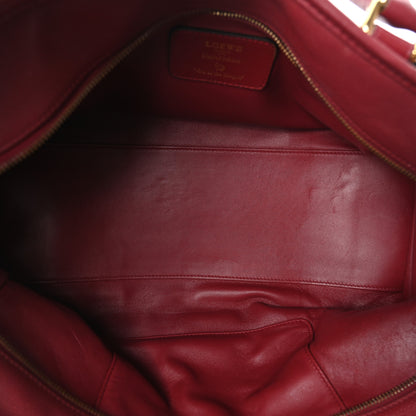 Loewe Calfskin Amazona 36 Burgundy 5 of 9