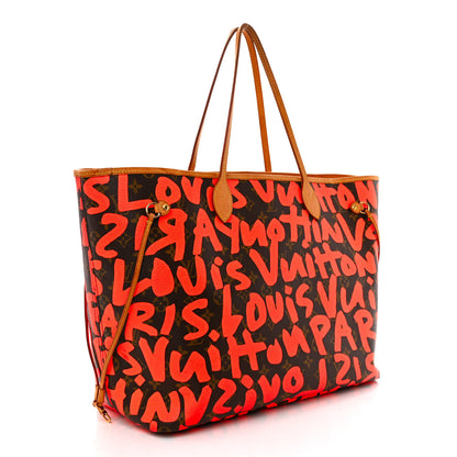 Louis Vuitton Monogram Graffiti Neverfull GM Orange 3 of 15