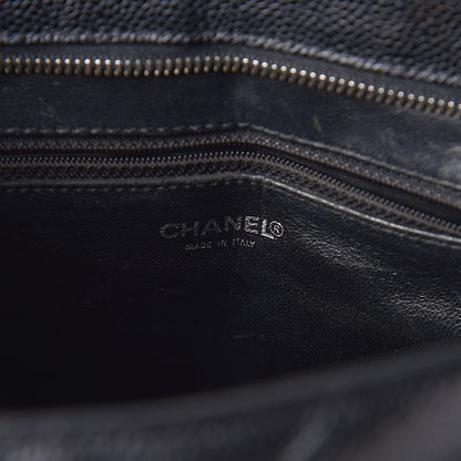 Chanel Caviar Quilted Medallion Tote Black 6 of 11