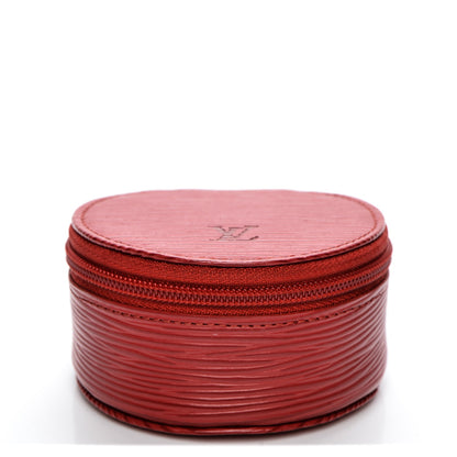 Louis Vuitton Epi Ecrin Bijoux 8cm Jewelry Box Rouge 1 of 6