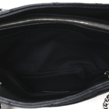 Chanel Caviar Quilted CC Timeless Soft Tote Black 5 of 10
