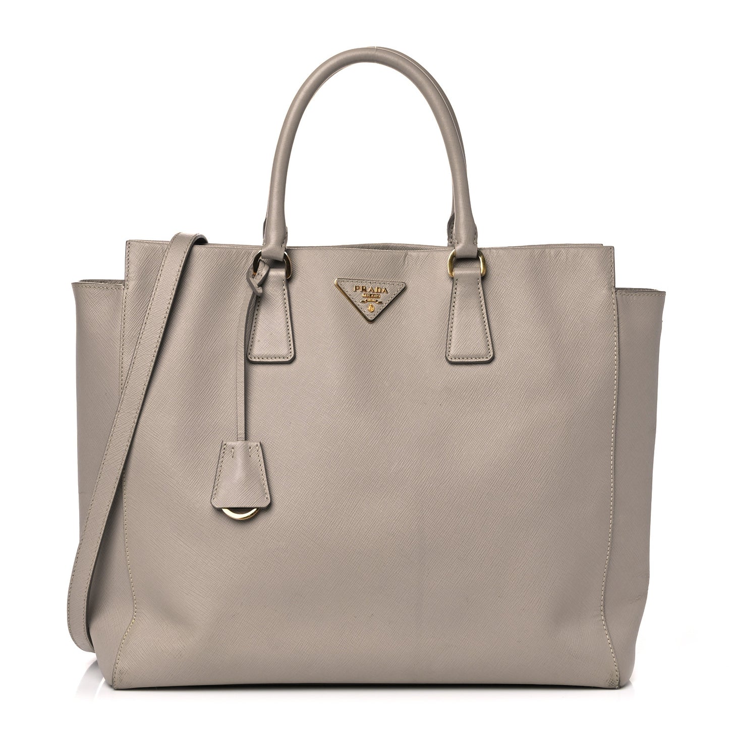 Saffiano Shopping Tote Argilla