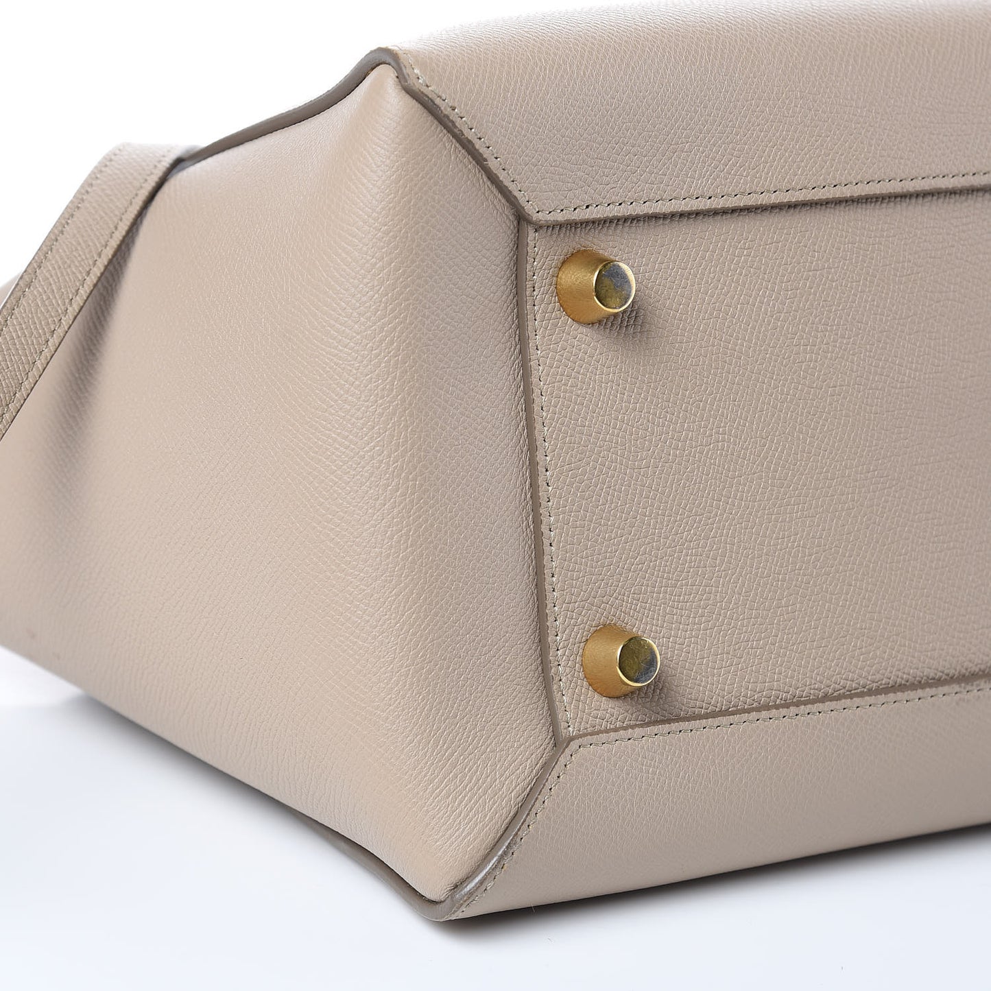 Grained Calfskin Mini Belt Bag Light Taupe