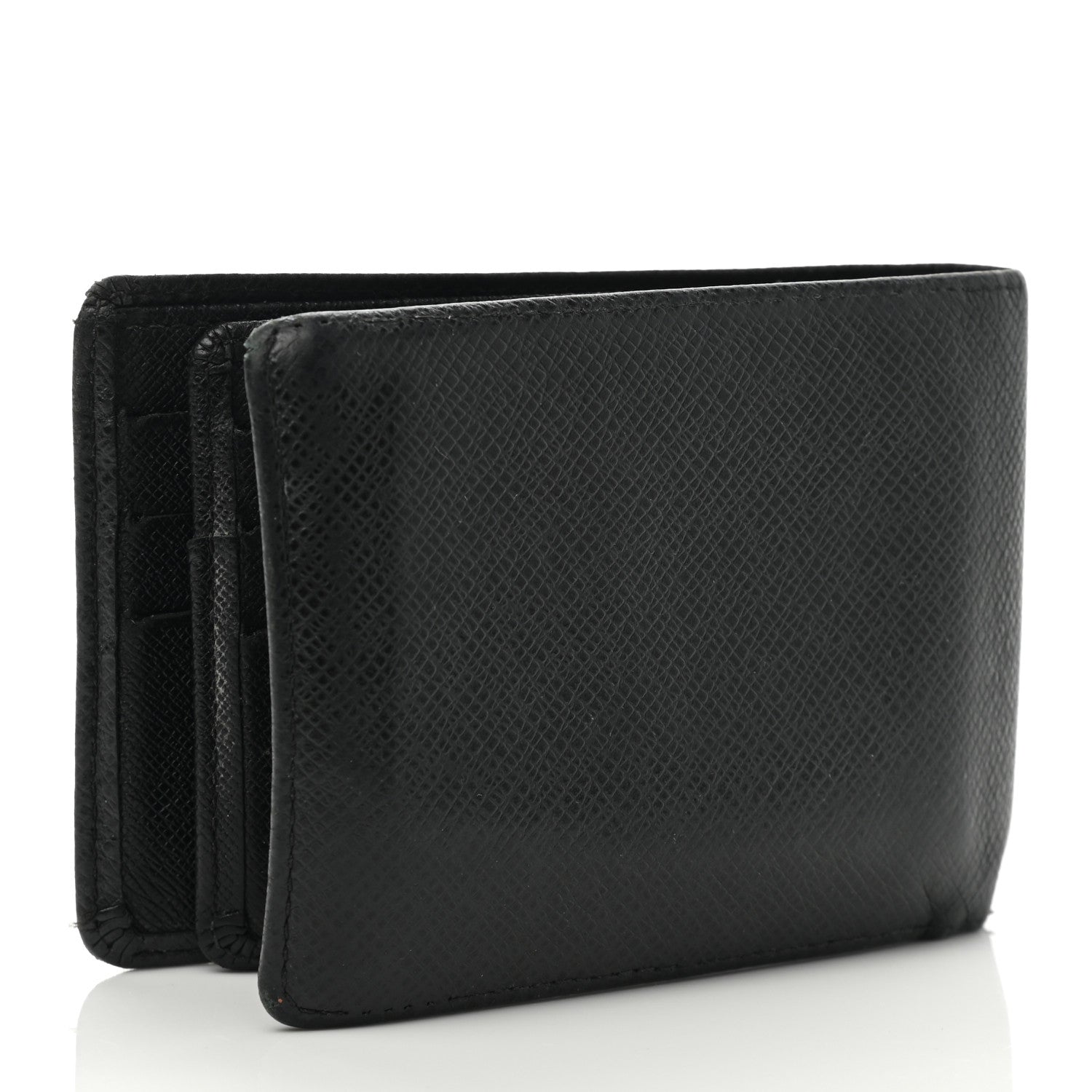 Louis Vuitton Taiga Slender Wallet Black 3 of 9