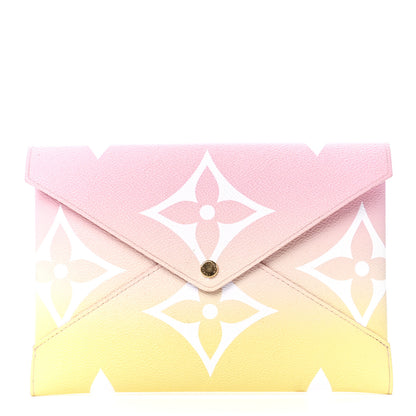 Louis Vuitton Monogram Giant By The Pool Large Kirigami Pochette Pink 1 of 10