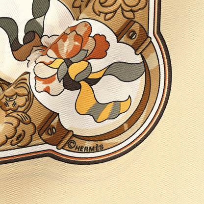Hermes Silk Copeaux Scarf 90 4 of 5