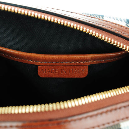 Burberry House Check Bridle Calfskin Medium Alchester Bowling Bag Dark Tan 7 of 8