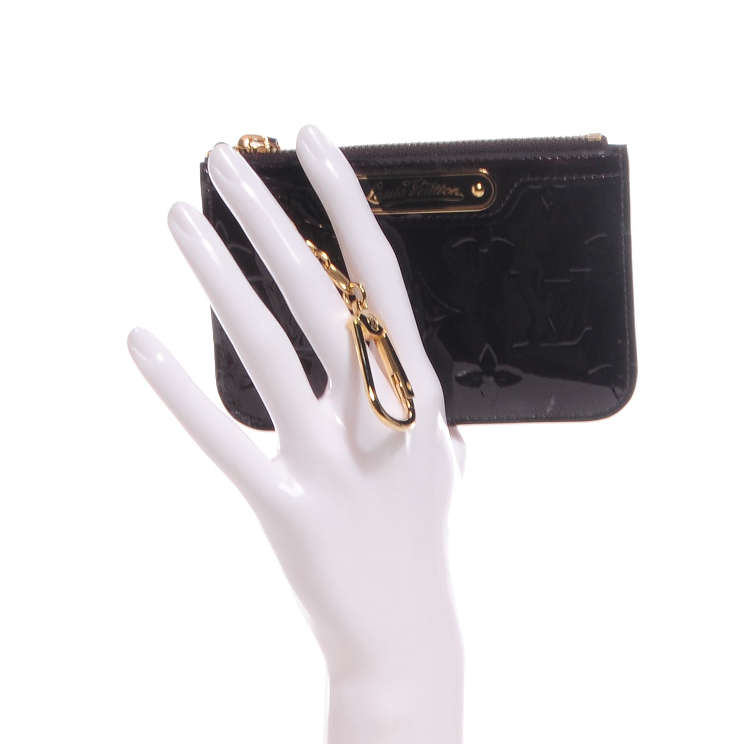 Louis Vuitton Vernis Key Pouch Amarante 2 of 8