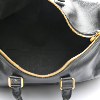 Louis Vuitton Epi Keepall 50 Black 5 of 18