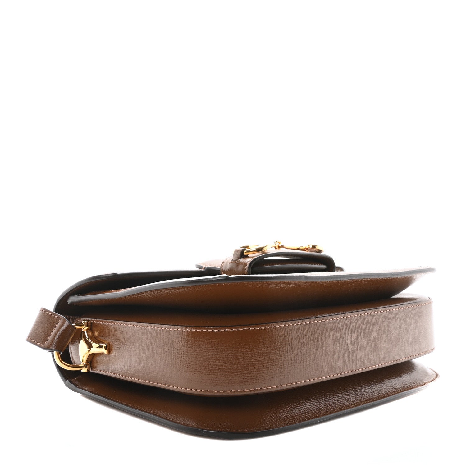 Gucci GG Supreme Monogram Horsebit 1955 Shoulder Bag Beige Brown Sugar 4 of 10