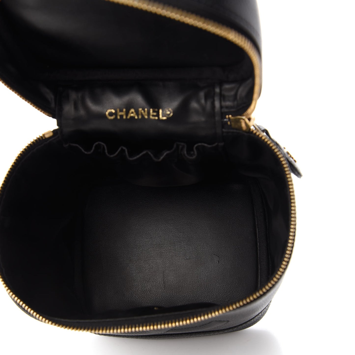 Caviar Cosmetic Vanity Bag Black