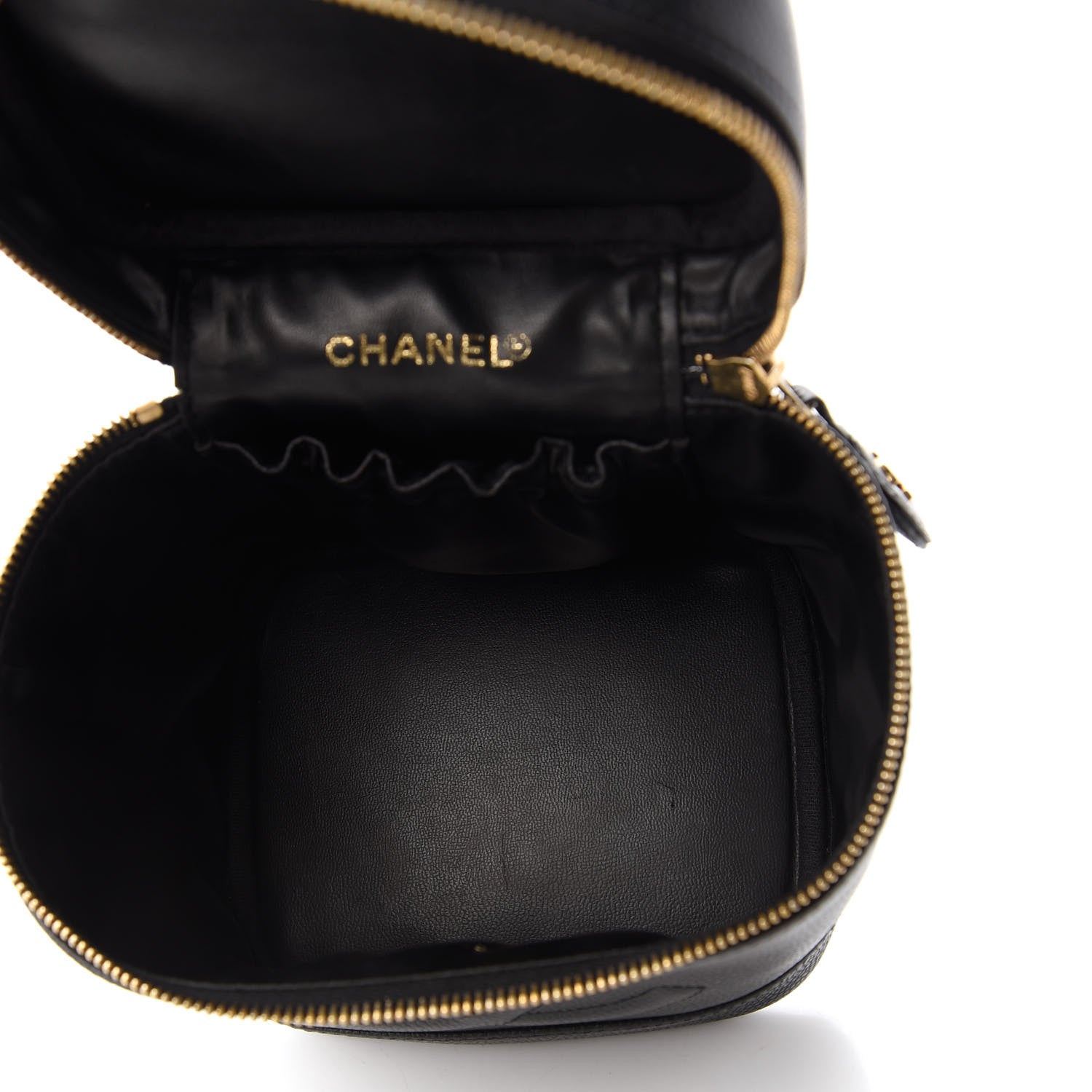 Chanel Caviar Cosmetic Vanity Bag Black 5 of 11