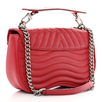 Louis Vuitton Calfskin New Wave Chain PM Ecarlate 2 of 16