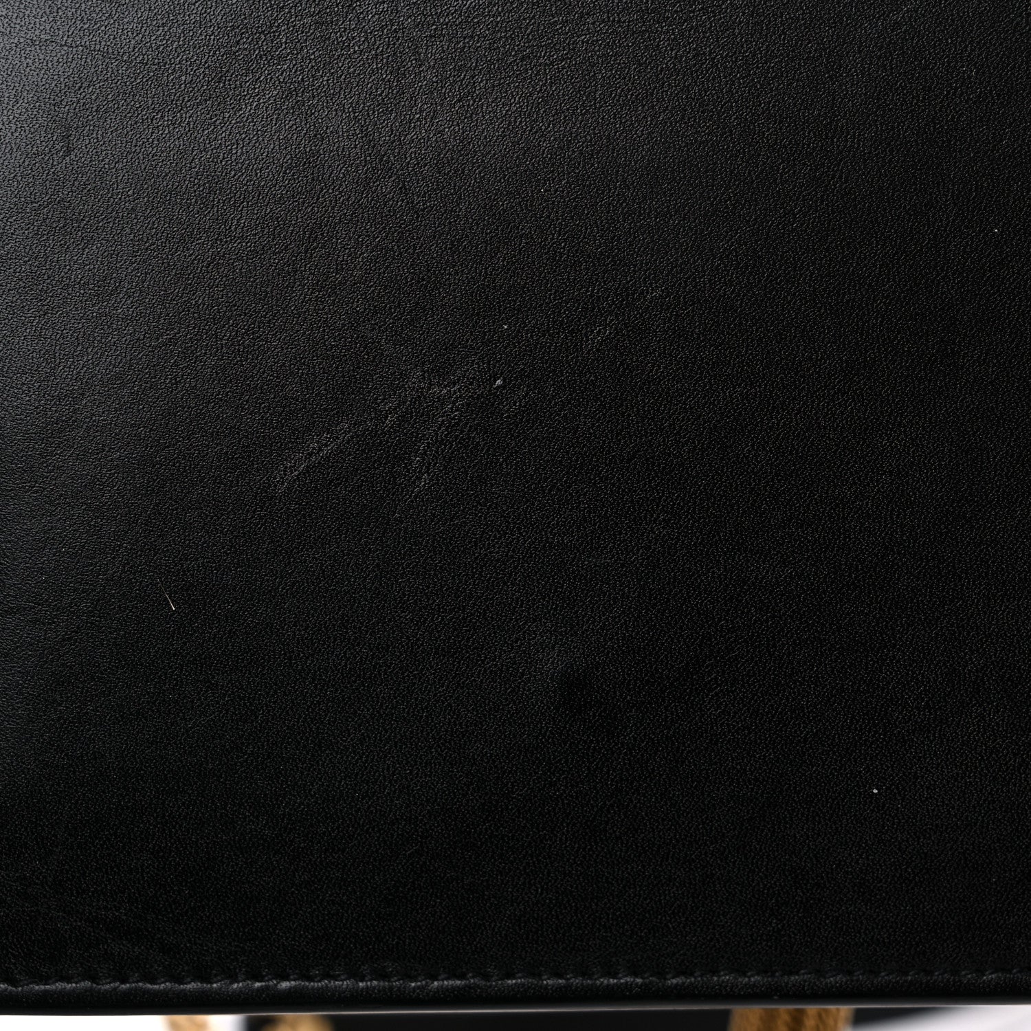 Saint Laurent Smooth Calfskin Classic Monogram Kate Tassel Chain Wallet Black 12 of 14