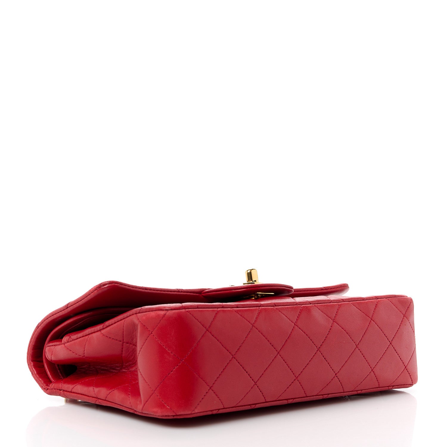Chanel Lambskin Quilted Small Double Flap Red 4 of 17