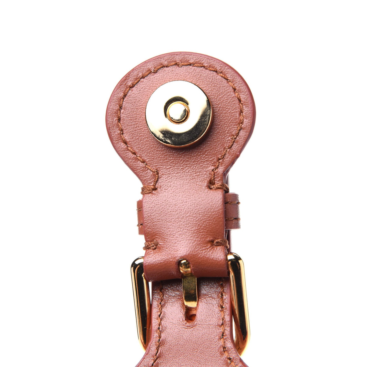 Box Calfskin Medium Bobby Flap Dark Tan