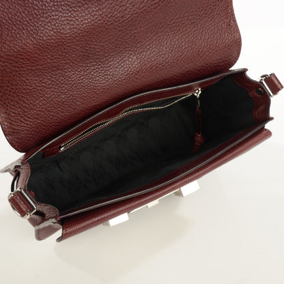 Proenza Schouler Calfskin PS11 Classic Shoulder Bag Burgundy 5 of 9