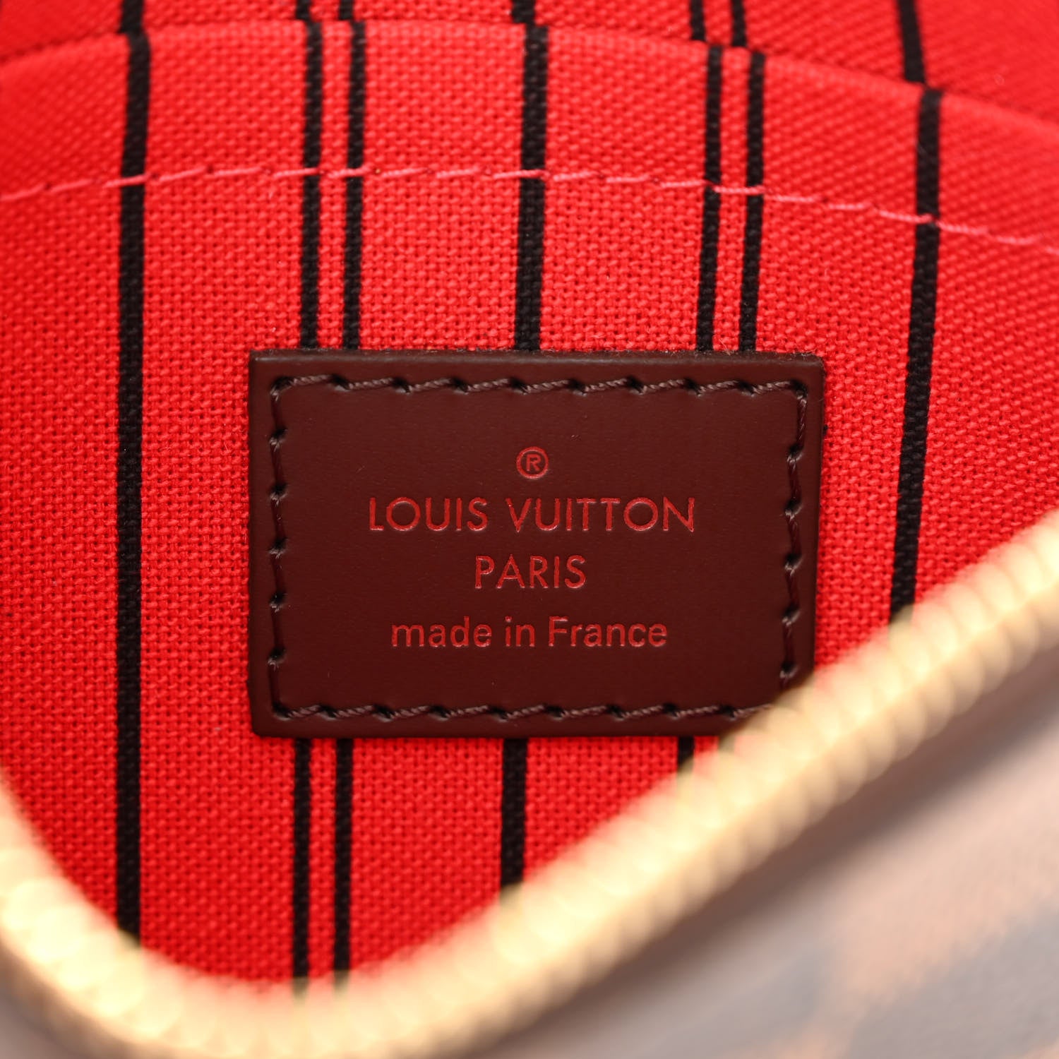 Louis Vuitton LOUIS VUITTON Damier Ebene Neverfull PM Pochette 6 of 9